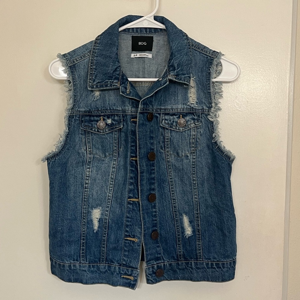 BDG denim vest